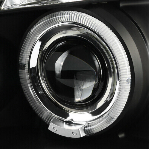 Pontiac G4 G5 2004 - 2009 Juego Faros Con Ojo De Angel Negro