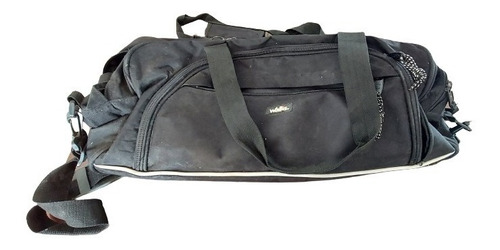 Amplia Mochila Wallis Negra Con Divisiones 60 X 25 X 25 Cm