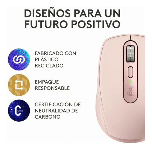 Logitech Mx Anywhere 3s Compact Mouse Inalámbrico,