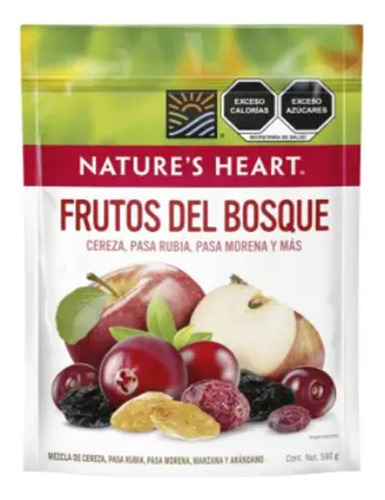 Frutos Secos Nature's Heart Cereza Manzana Y Pasa 590 G