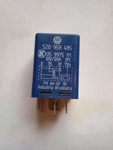 Rele Temporizador Azul De Volkswagen Fox Código 5z0959485 