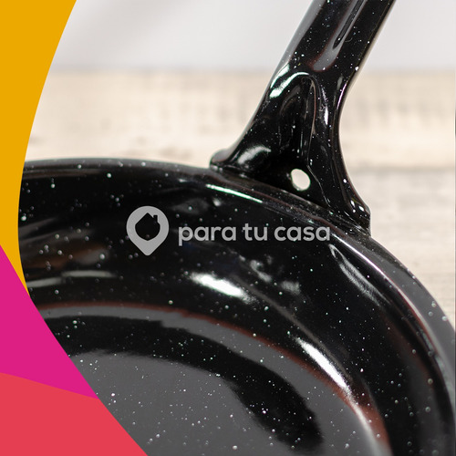 Batería Cocina Enlozado 4 Pz Cacerola Sartén Fritera Jovifel