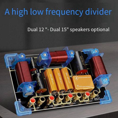 2 Altavoces Bidireccionales Con Divisor De Frecuencia De Aud