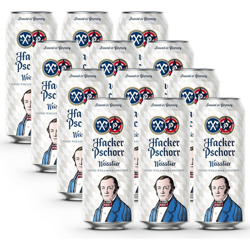 Cerveza Hacker Pschorr Weissbier Lata