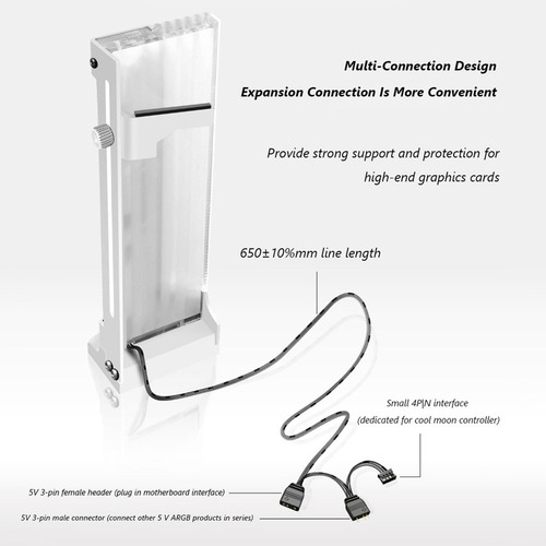 Soporte A-rgb Soporte Para Tarjeta De Video De Gráficos De C