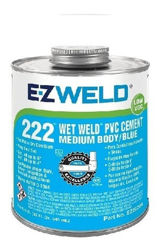 Pegamento Para Pvc 1 Litro Ez Weld