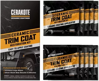 Cerakote Rapid Ceramic Paint Sealant Kit (8oz bottle) Maximum Gloss & Shine Extremely Hydrophobic Unmatched Slickness - Repels Road Grime Long