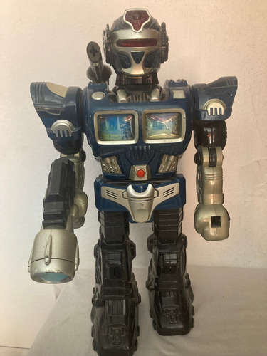 Turbo Fighter Robot 2005 Happy Kid Toys Vintage Turbo Fighter Robot Negro (Usado)