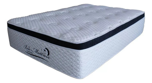 Colchon Hotelero Memory Foam King Size Modelo Atenas Color Blanco