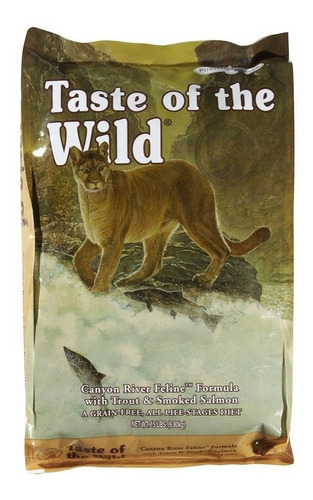 Taste Of The Wild Gatos Canyon River 14 Lbs + Lata + Env Gra