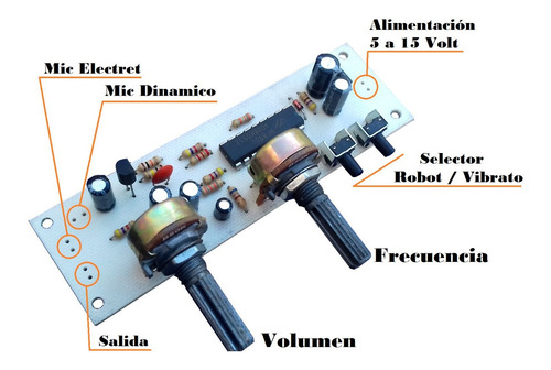 Modulador Distorsionador De Voz - Robot-vibrato - Ht8950