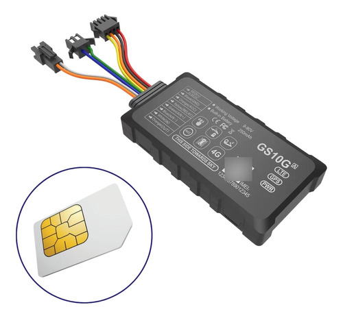 Gps Wanway Gs10g 9-90v Motos-car + Chip Roaming Plan 1 Año