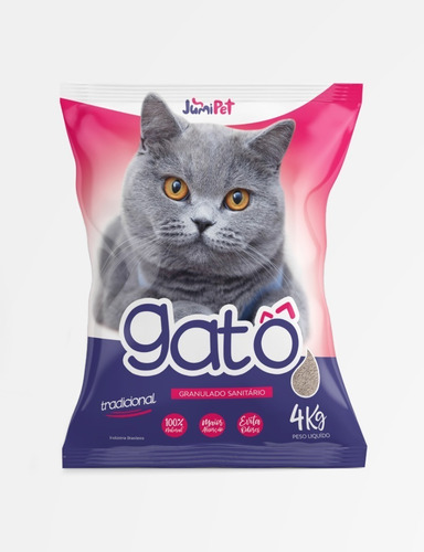 Imagem 4 de 6 de Kit Caixa De Areia + Pá + Areia Gatô Tradicional 4kg P/ Gato