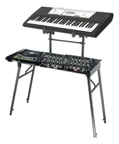 Comprar Mesa Profissional Dobrável Dupla P 2 Teclados Dj Mixer Ksm02