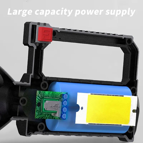 Linterna Cacería Light Super Ak47 Usb Recargable+trípode