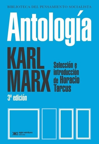 Libro Antología - Karl Marx