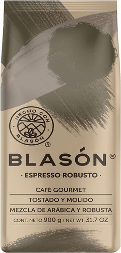 Blasón Café Molido Gourmet Espresso Robusto 900 G