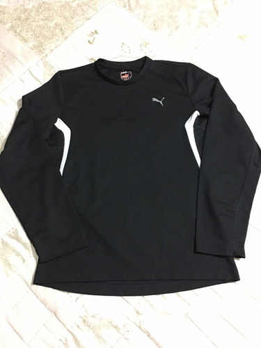 Puma Playera Para Caballero Talla M Negra Manga Larga (Usado)