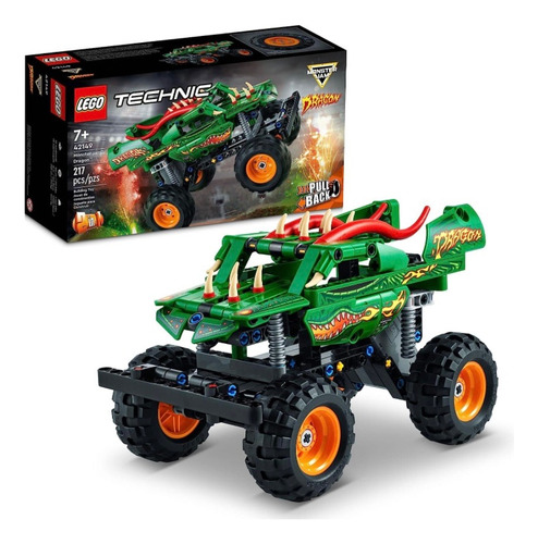 Lego Technic Monster Jam 42149 Dragon 217 Pzas 2 En 1