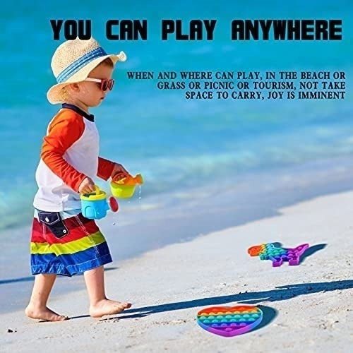 Imagen 6 de 7 de Juego De Juguetes Sensoriales Veggicy Pop Fidget, Juego De Y