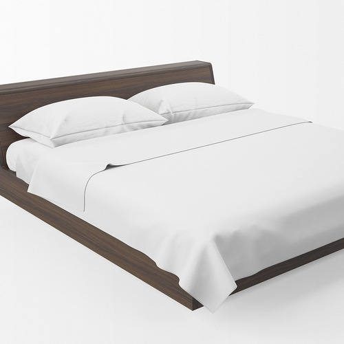Kit 02 Jogos D Cama Acácia Cama Solteiro Liso Cores Sortidas