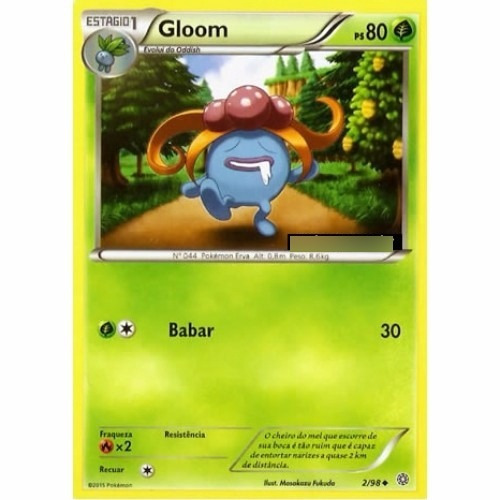 Gloom - Pokémon Planta Incomum 2/98 - Xy Origens Ancestrais