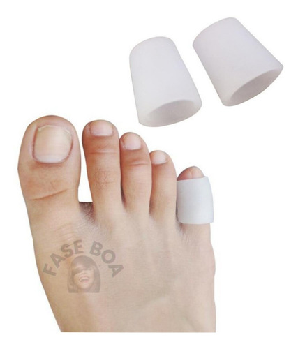 Imagem 2 de 10 de Anti Calosidade Atrito Dedeira Corretor Pés Gel Dedos Calos