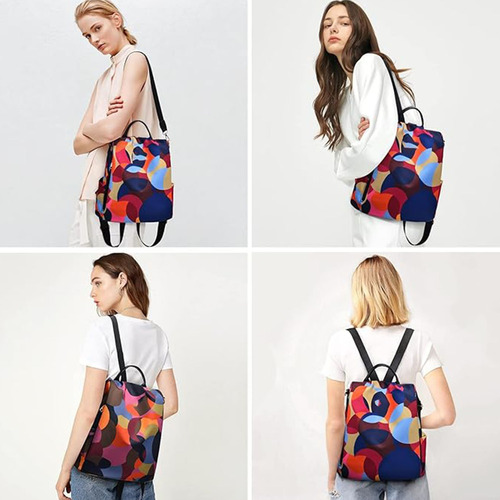 Mochila Mujer Moda Oxford Impermeable Antirrobo Para Mujer