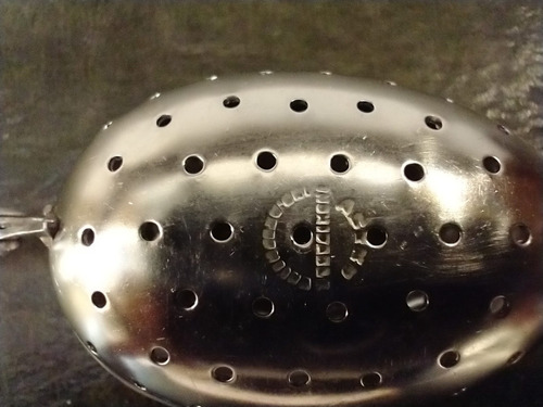 Antiguo Infusor Colador De Té
