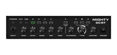 Amplificador Guitarra 20w + Bluetooth + Efectos - Nux 20bt