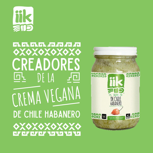 Crema Vegana De Chile Habanero Iik