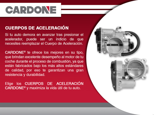 Cuerpo Aceleración Elec Cardone 500x 2.4l 4 Cil 2016_2018