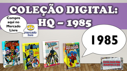 Coleção De Hq - 1985, De Marvel. Série 1985 Editora Marvel, Capa Mole, Edição 1985 Em Português, 1985