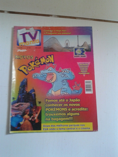 Revista Poster Tv Mania 09 / Pokemon E Castelo Ra Tin Bum.