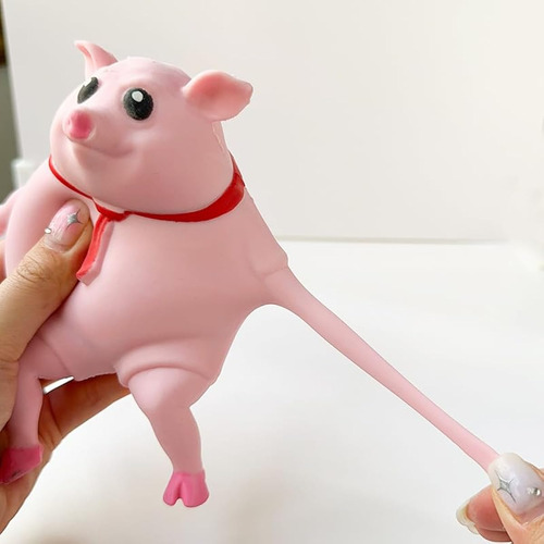 Pink Piggy Squishy Toy - Adorable Juguete De