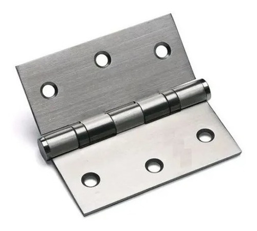 Pack 2 Bisagras Profesional Acero Inox 3 1/2 X 3 1/2 X 2mm