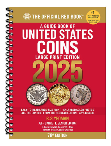 Libro Red Book Price Guide United States Coins 2025