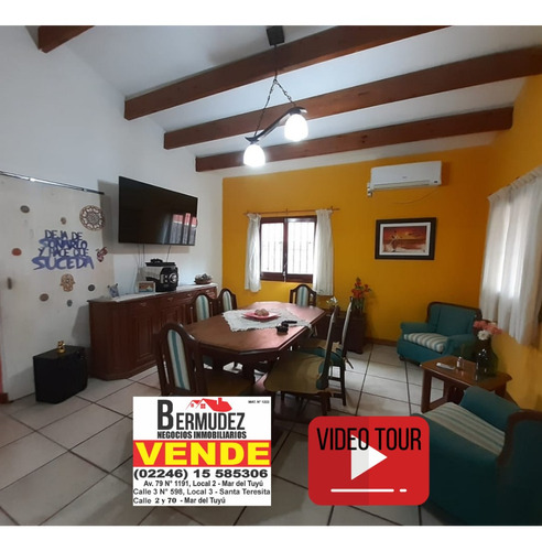 Venta Casa 5 Amb En Santa Teresita 38 E 3 Y 4 C/ Gas Natural