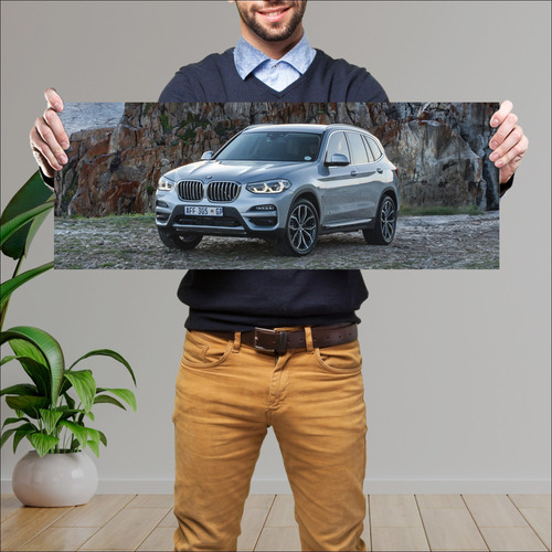 Cuadro 30x80cm Auto 2017 Bmw X3 Za 74681 158