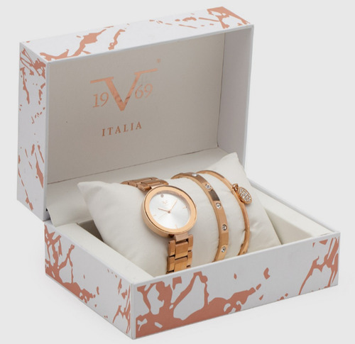 19v69 Italia Reloj Análogo Mujer 19v69nav001 Oro Rosa