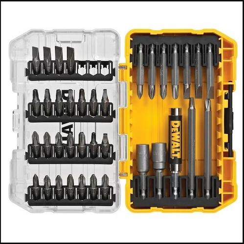 Kit  Para Atornillar 37 Piezas De Brocas Con Funda Dewalt