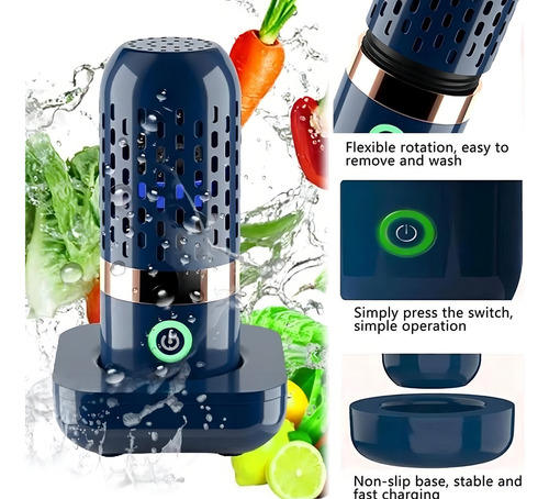 Maquina Lavadora De Frutas Y Verduras Portátil Inalámbrica