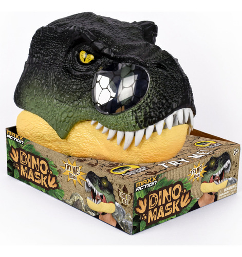 Casco Interactivo Maxx Action Modelo Dinosaurio Halloween Color Nombre Del Diseño