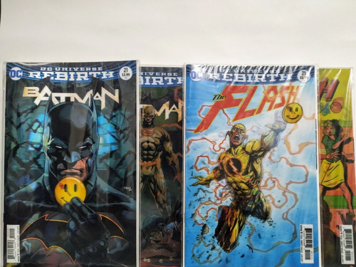 Batman/flash: The Button Completo Primera Edición Lenticular