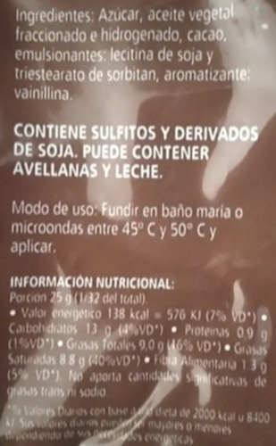Chocolate Puratos Carat Caverlux Semi Amargo