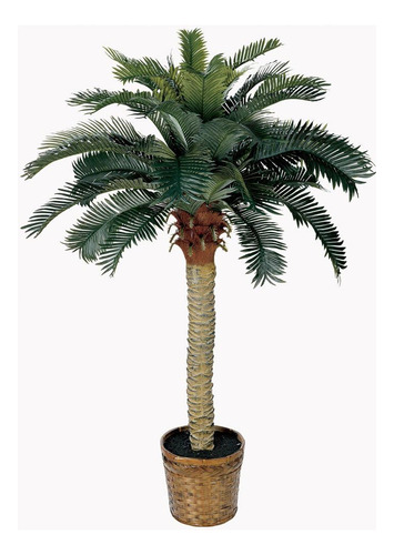 5043 Palmera De Seda Sagú De 4 Pies Verde 36x36x48