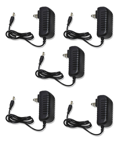 Eliminador De Corriente Flexible Y 12v 1 Amperio 12w 5 Pack