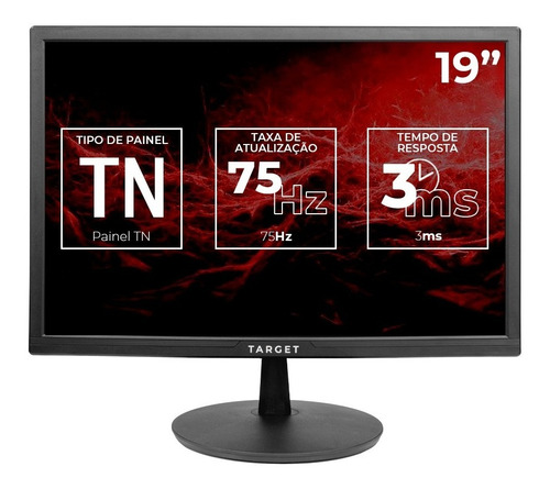 Monitor gamer TGT ST19G led 19" preto 100V/240V