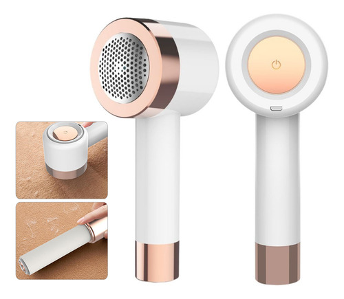 Tela Eléctrica Recargable Usb 2 En 1 Y Lint R, Color Blanco