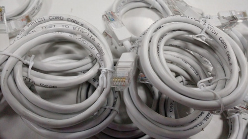 Kit 16 Cabo Patch Cord Test Cat5e Utp 28 Awg (90 Cm)